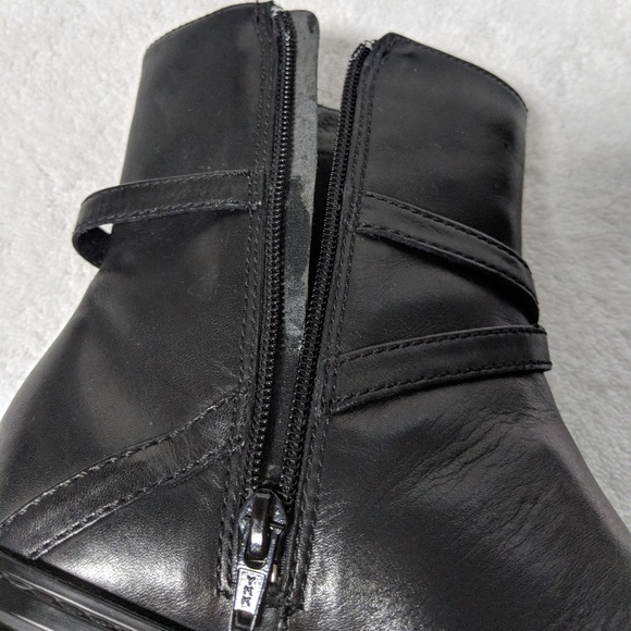 Clarks Black Boots/ Booties with Buckle Accent - Picture 6 of 8
